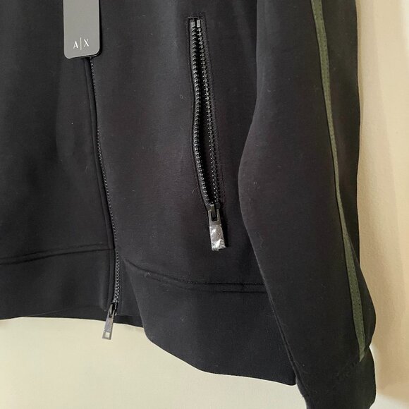 Armani Exchange Full-Zip Cardigan Sweatshirt, Truck Jacket - Picture 5 of 12